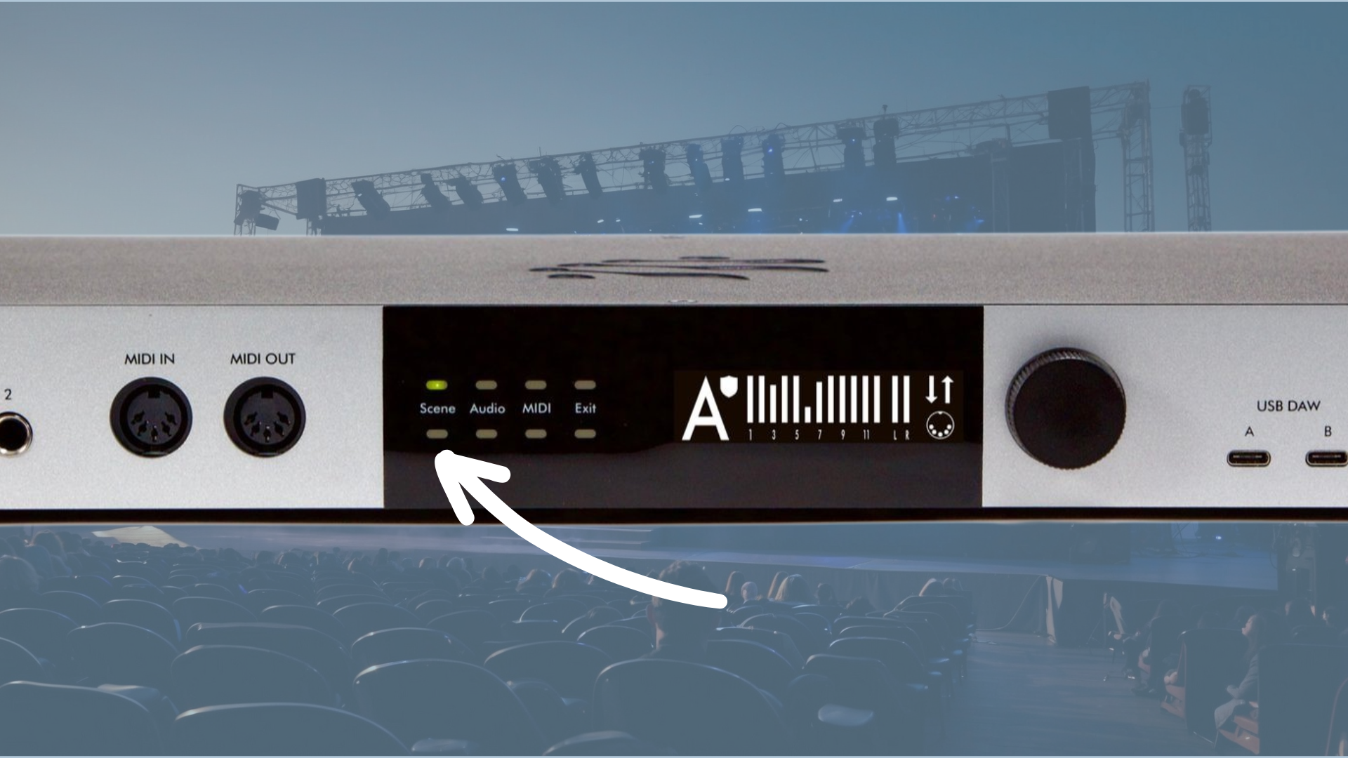 Customize and Control your PlayAUDIO1U without Software | Front